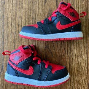 Jordan 1 Mid Toddler Shoes - Size 6c